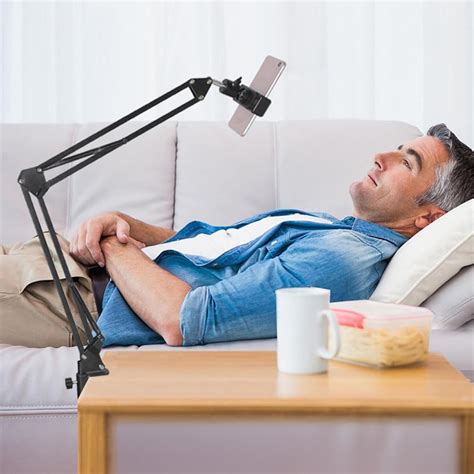 cell phone holder for reading in bed.